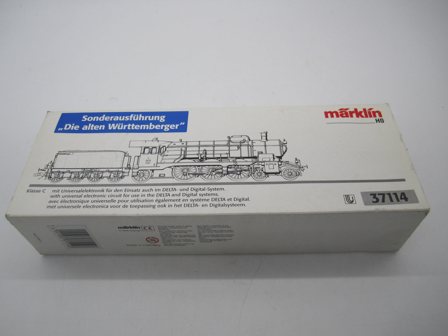 Märklin H0 - 34114 - Stoomloc met tender, Klasse C van de K.W.St.E. Speciale uitvoering geweatherd - Digitaal