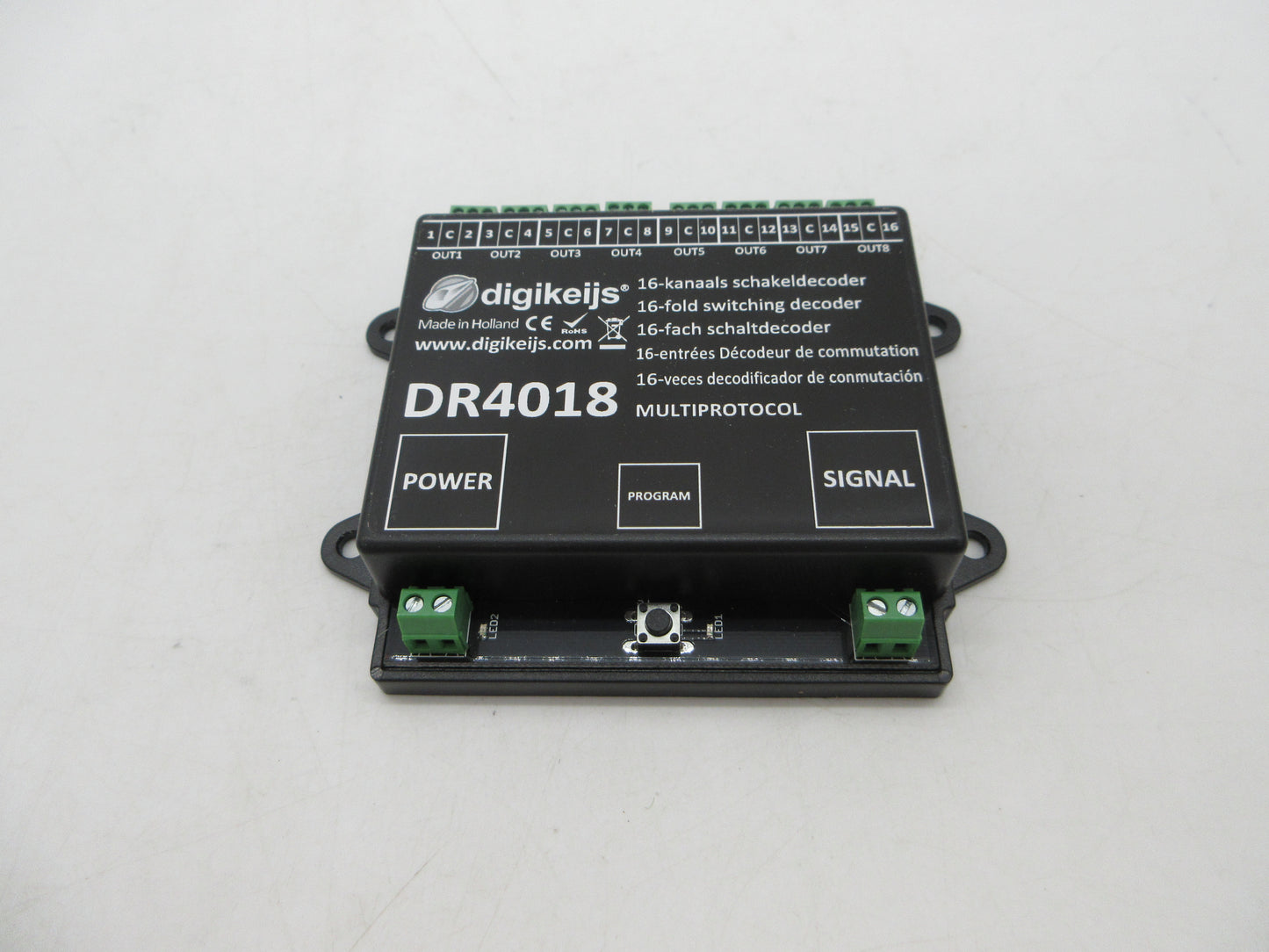 Digikeijs H0/N - DR 4018 - Digiswitch 16 kanalen