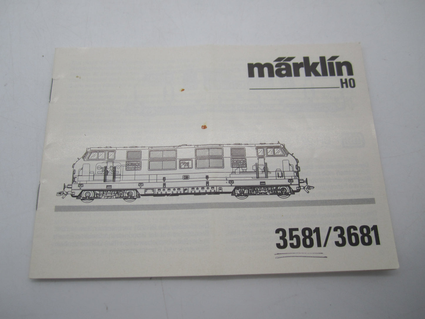 Märklin H0 - 8381 - Dieselloc, V200 van de DB wisselstroom - Digitaal