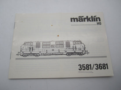 Märklin H0 - 8381 - Dieselloc, V200 van de DB wisselstroom - Digitaal