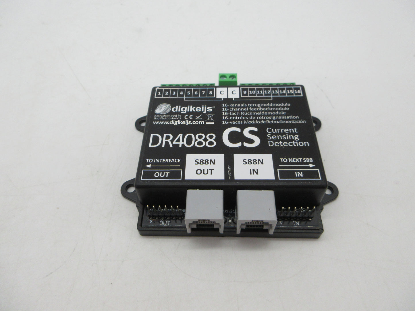 Digikeijs H0/N - DR 4088 CS - 16-kanaals terugmeldmodule