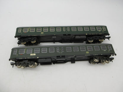 Fleischmann H0 - 1508 B - 2x Rijtuig 2e klas met midden instap van de DB