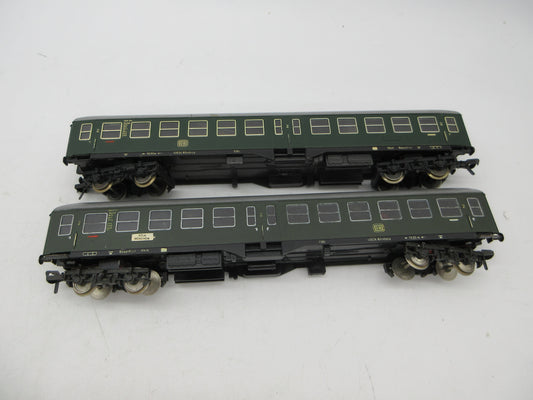 Fleischmann H0 - 1508 B - 2x Rijtuig 2e klas met midden instap van de DB