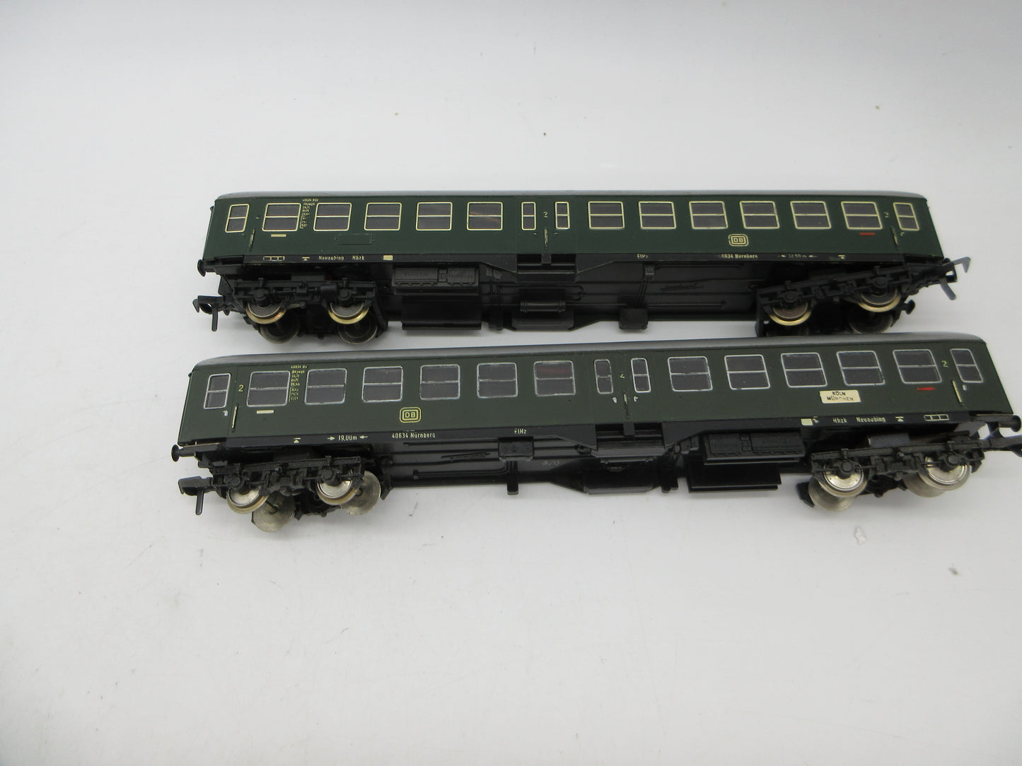 Fleischmann H0 - 1508 B - 2x Rijtuig 2e klas met midden instap van de DB