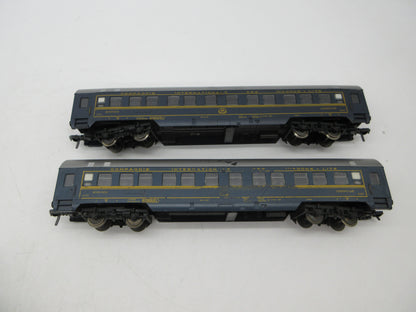 Fleischmann H0 - 1506 - 2x Slaaprijtuig van de CIWL, met verlichting
