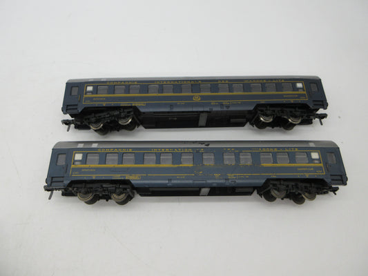 Fleischmann H0 - 1506 - 2x Slaaprijtuig van de CIWL, met verlichting