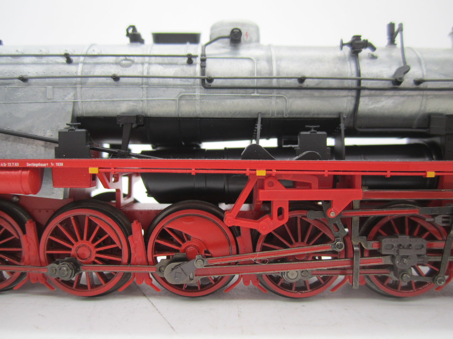 Märklin H0 - 37049 - Stoomloc met tender, BR 50.40 van de DB ongelakt - MFX/Sound