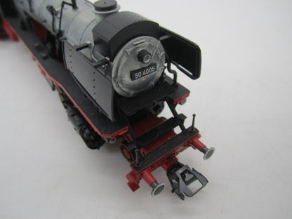 Märklin H0 - 37049 - Stoomloc met tender, BR 50.40 van de DB ongelakt - MFX/Sound