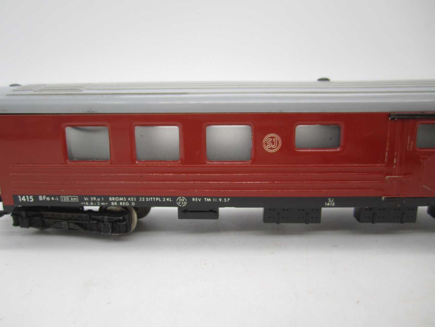 Fleischmann H0 - 1415 - Bagagerijtuig van de SJ, met verlichting