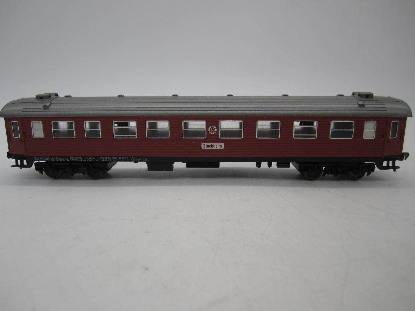 Fleischmann H0 - 5155 - Personenrijtuig van de SJ, met verlichting