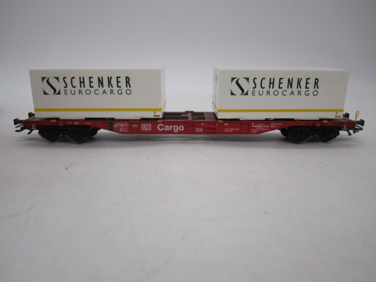 Märklin H0 - 47077 - 2-delige set Containerwagens "Schenker" van de DB Cargo