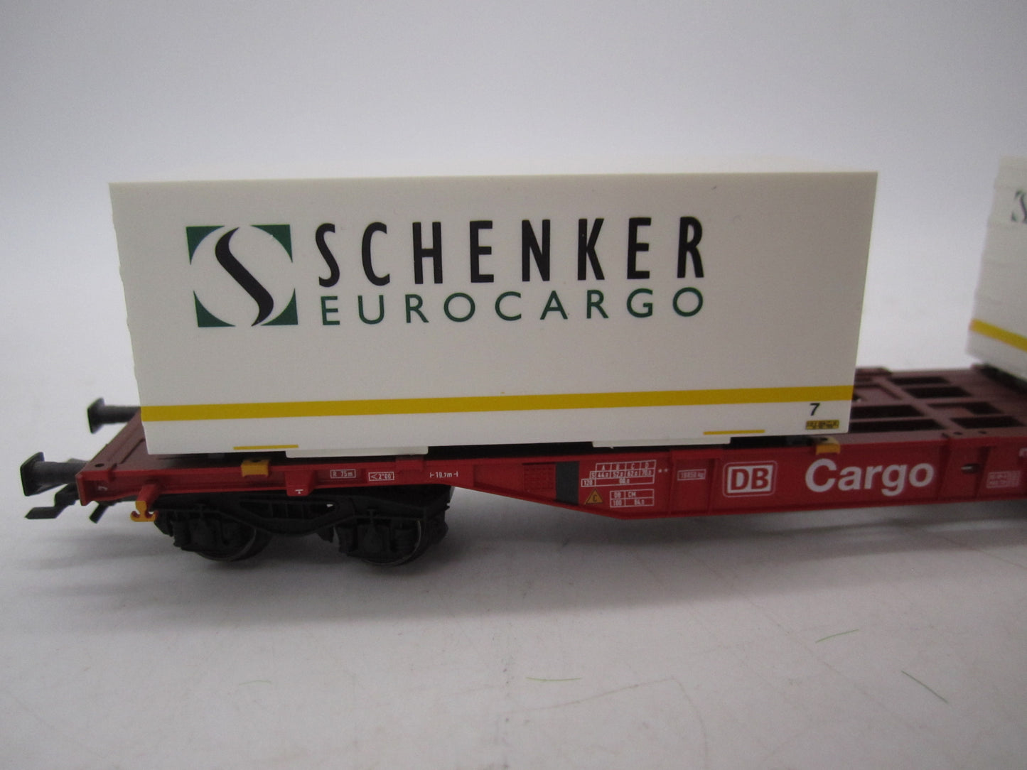 Märklin H0 - 47077 - 2-delige set Containerwagens "Schenker" van de DB Cargo
