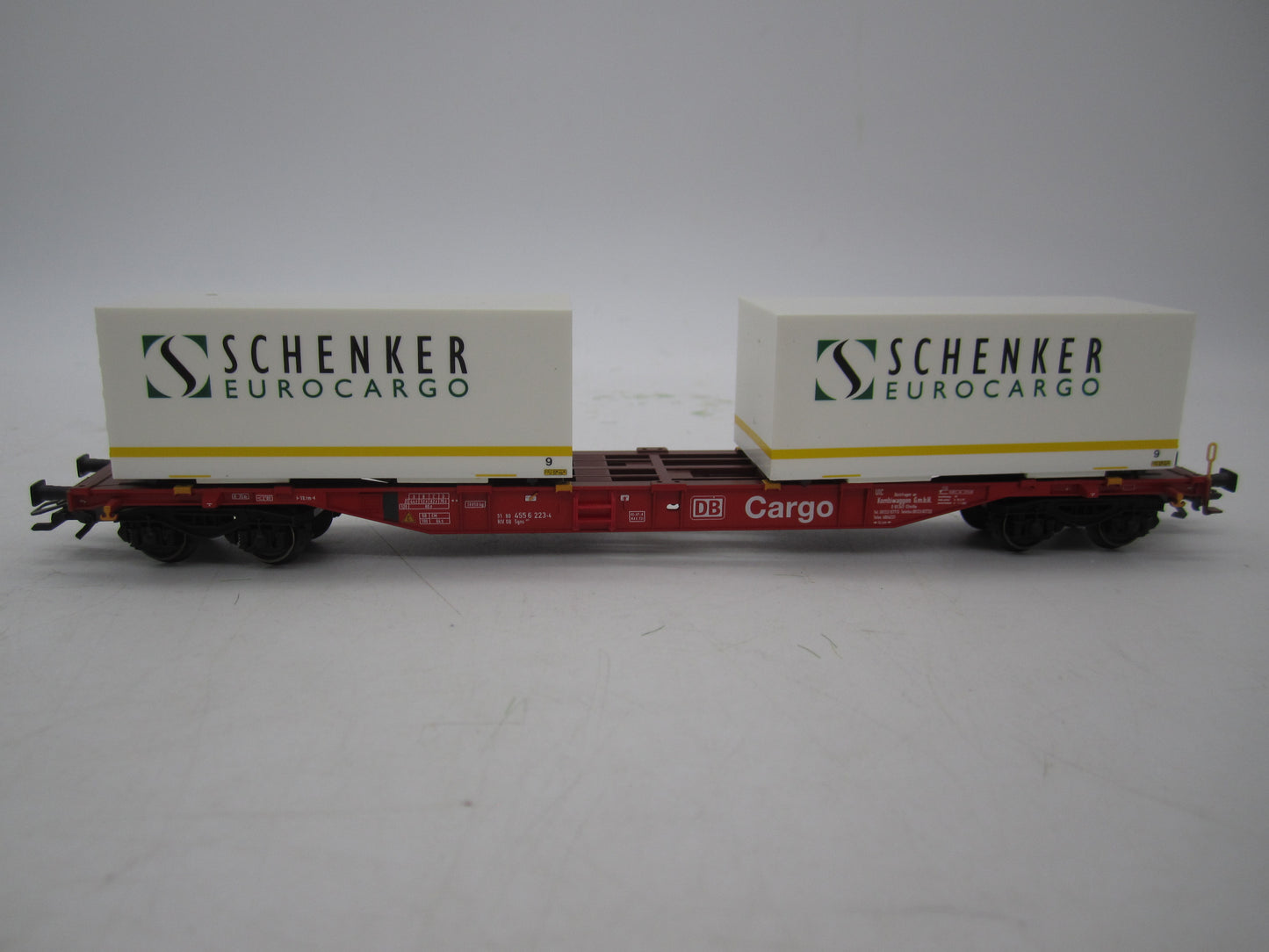 Märklin H0 - 47077 - 2-delige set Containerwagens "Schenker" van de DB Cargo
