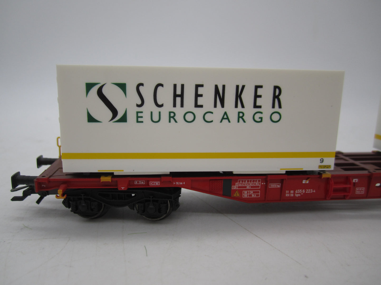 Märklin H0 - 47077 - 2-delige set Containerwagens "Schenker" van de DB Cargo