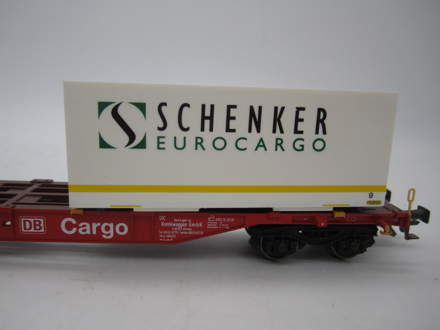 Märklin H0 - 47077 - 2-delige set Containerwagens "Schenker" van de DB Cargo