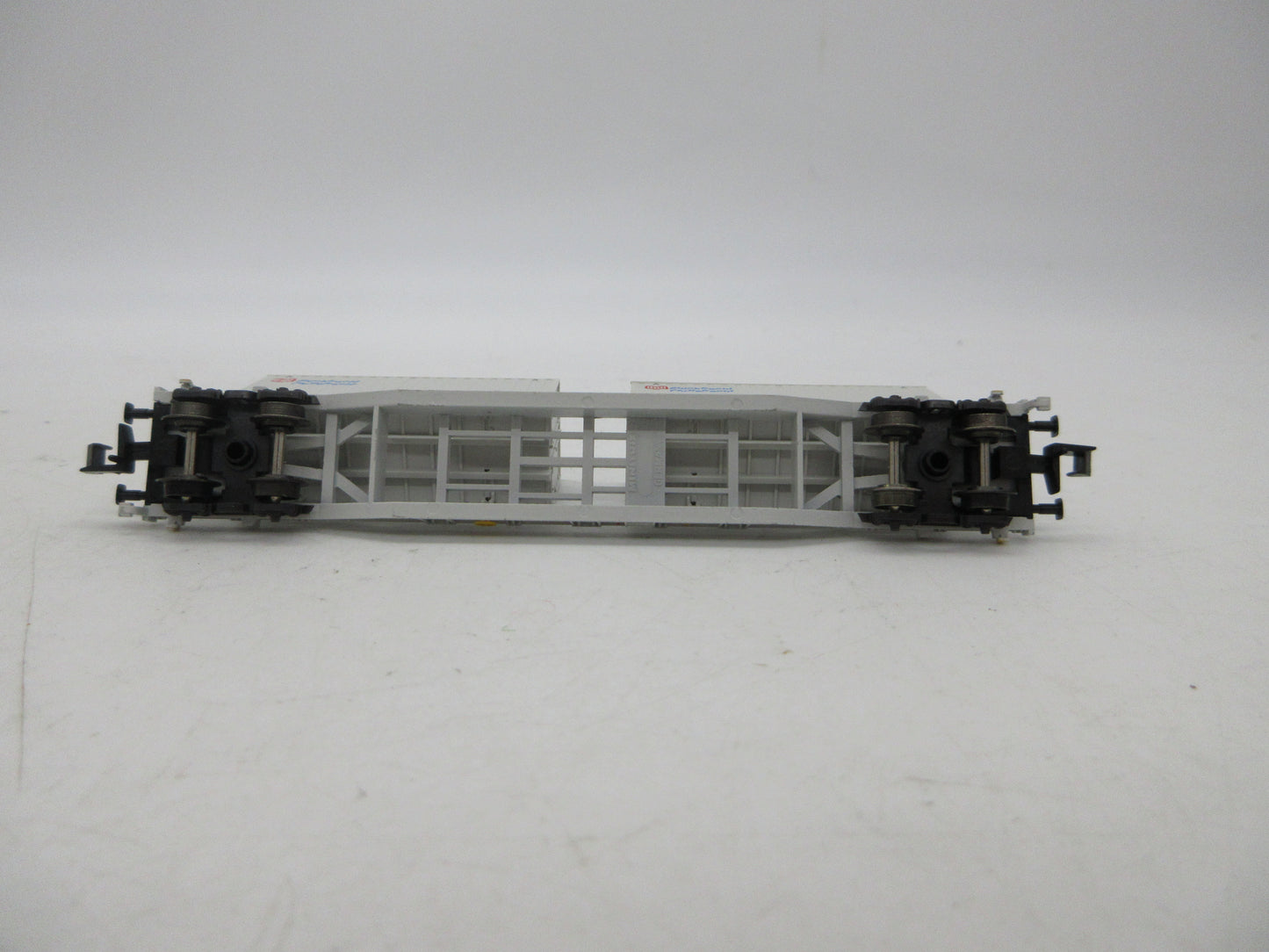 Minitrix N - 13823 - Containerwagen, beladen met 2 containers van de DB