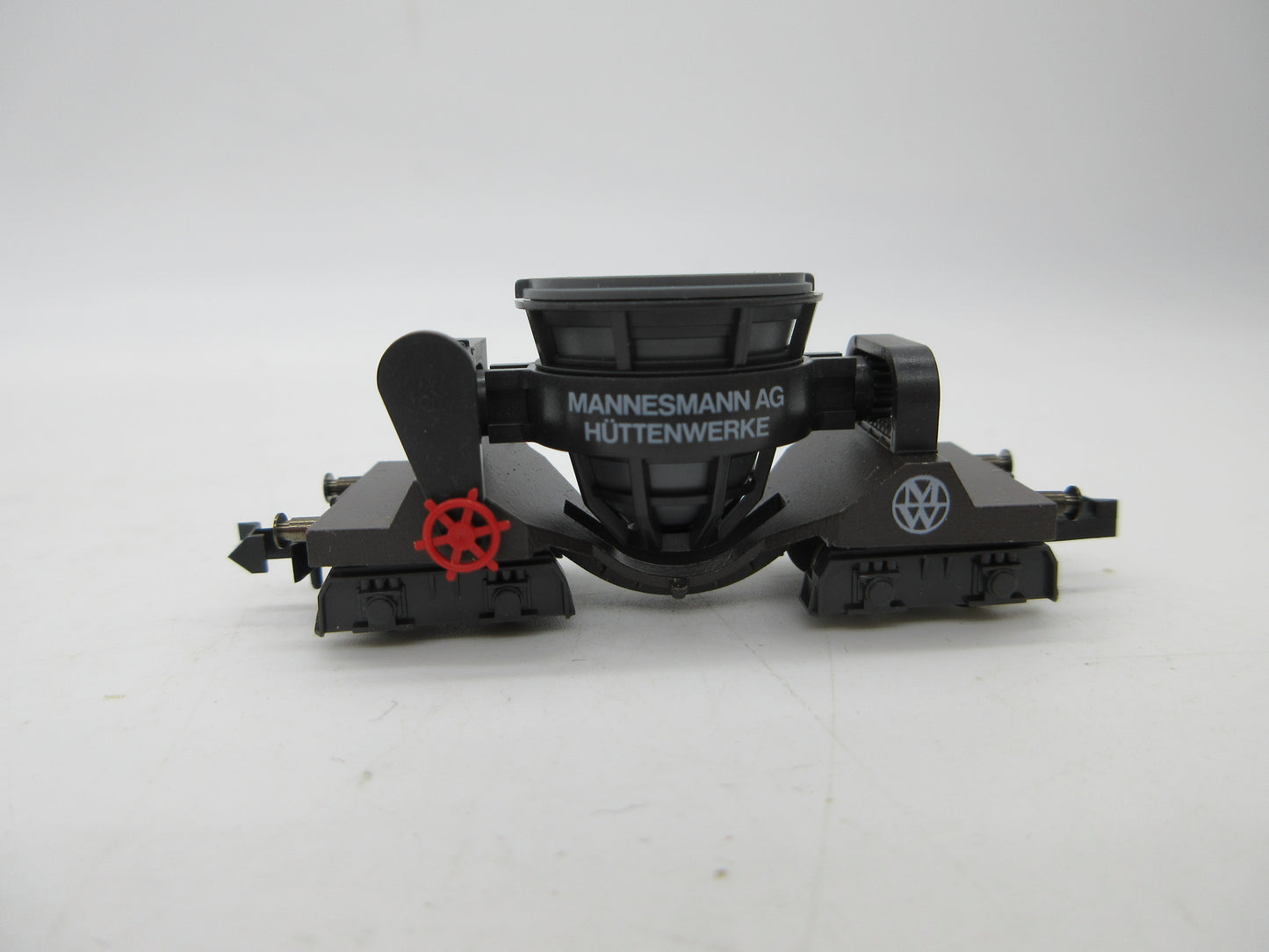 Minitrix N - 13827 - 2-delige set Hoogoven Slakkenwagen "Mannesmann"