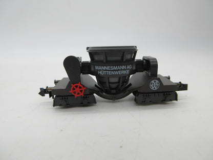 Minitrix N - 13827 - 2-delige set Hoogoven Slakkenwagen "Mannesmann"