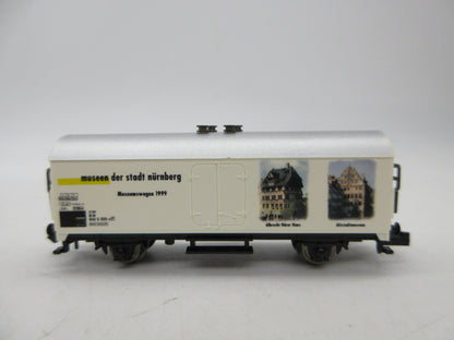 Minitrix N - 15019 - Gesloten goederenwagen "Museum Nürnberg" van de DB