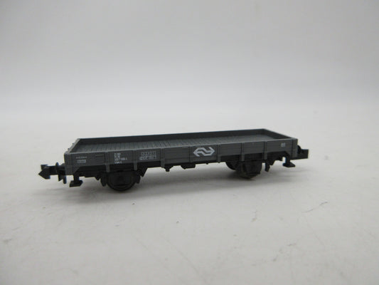 Minitrix N - 13638 - Platte goederenwagen van de NS