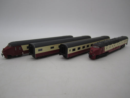 Minitrix N - 12224 - 4-delige RAm TEE van de SBB-CFF