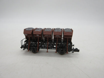 Roco N - 24008 - 4-delige set Muldenkippwagens van de DB