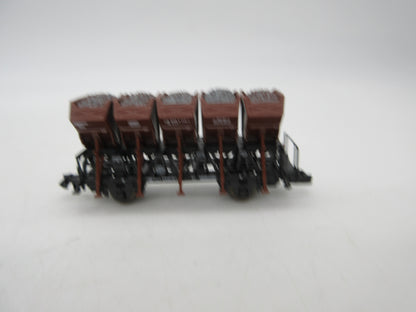 Roco N - 24008 - 4-delige set Muldenkippwagens van de DB