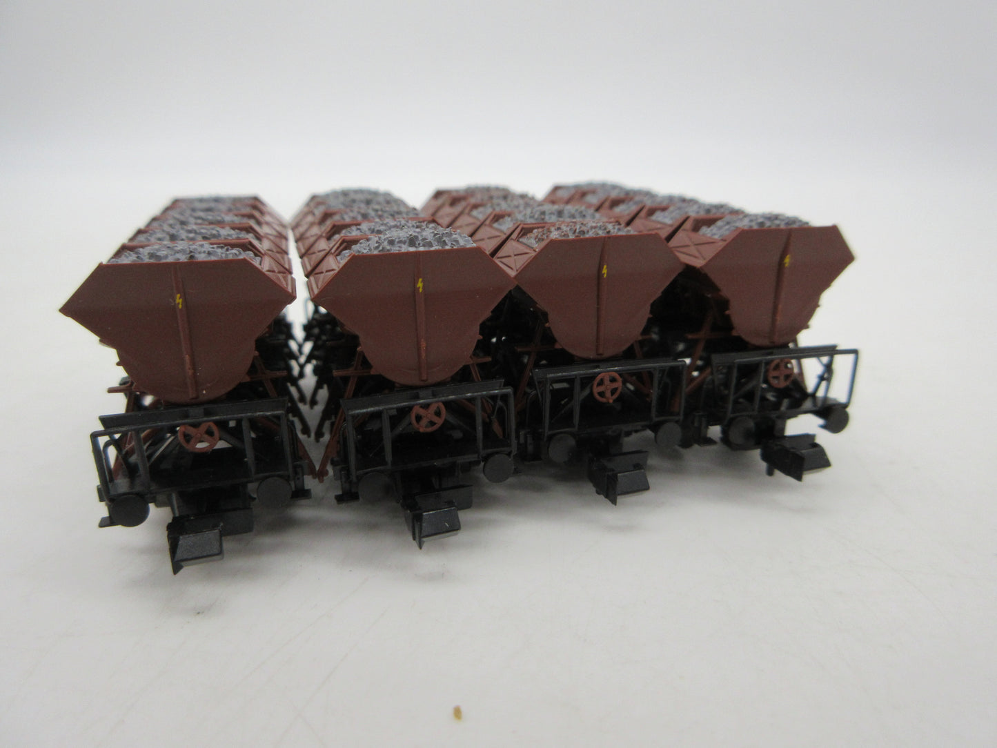 Roco N - 24008 - 4-delige set Muldenkippwagens van de DB