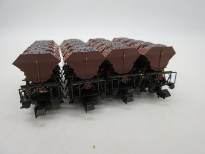 Roco N - 24008 - 4-delige set Muldenkippwagens van de DB