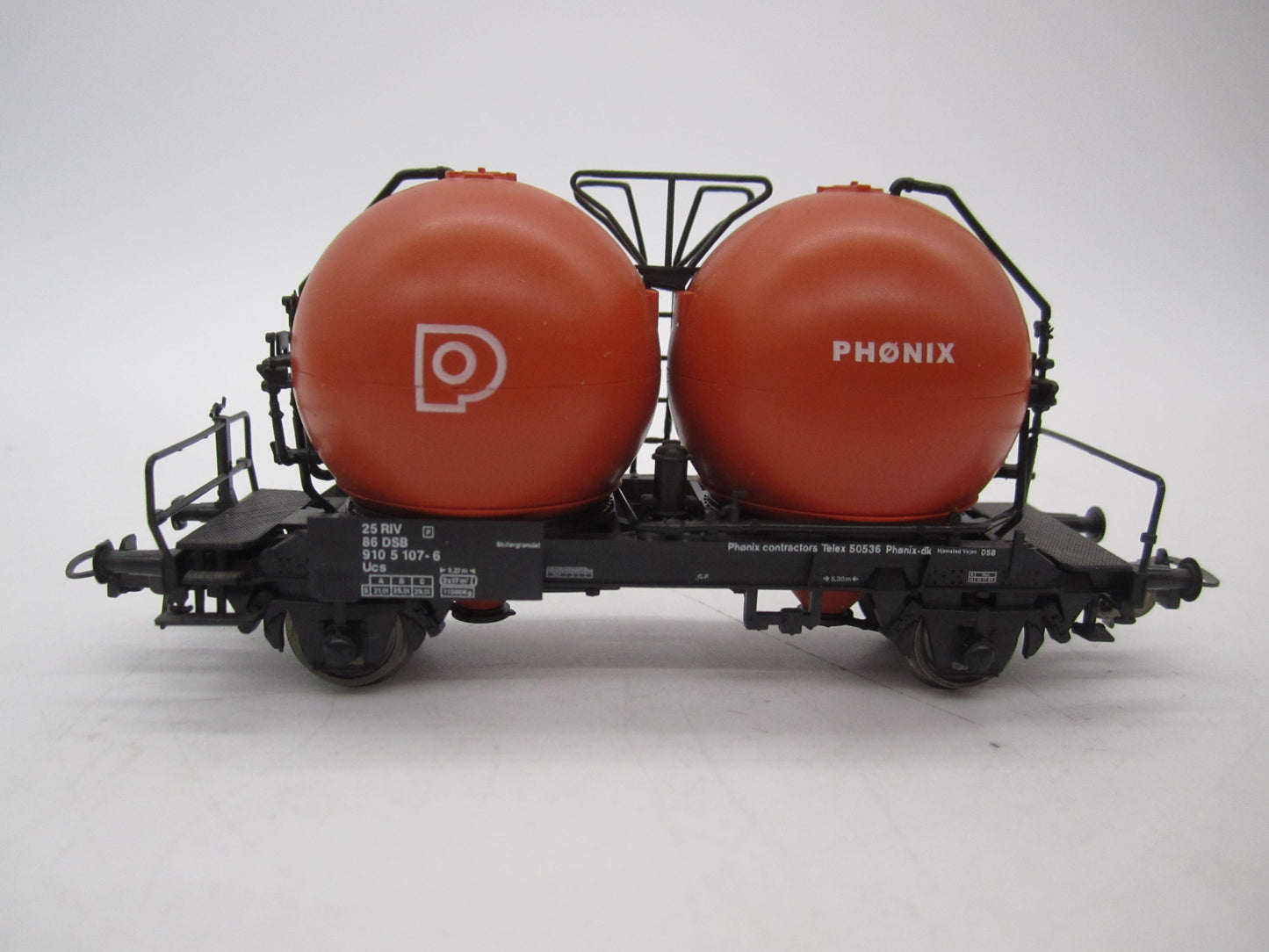 Roco H0 - 46862.1 - 2-assige Silowagen "Phonix" van de DSB