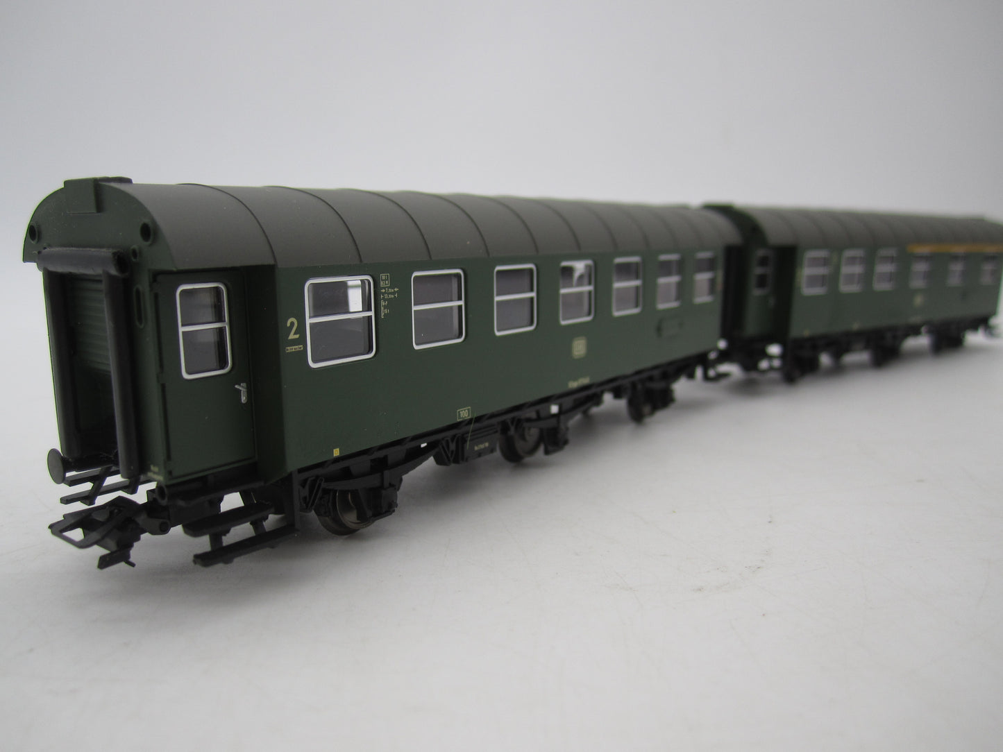 Märklin H0 - 00795-02 - Dubbelsetje Umbauwagen 2e klas/1e klas van de DB
