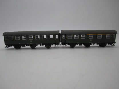 Märklin H0 - 00795-02 - Dubbelsetje Umbauwagen 2e klas/1e klas van de DB