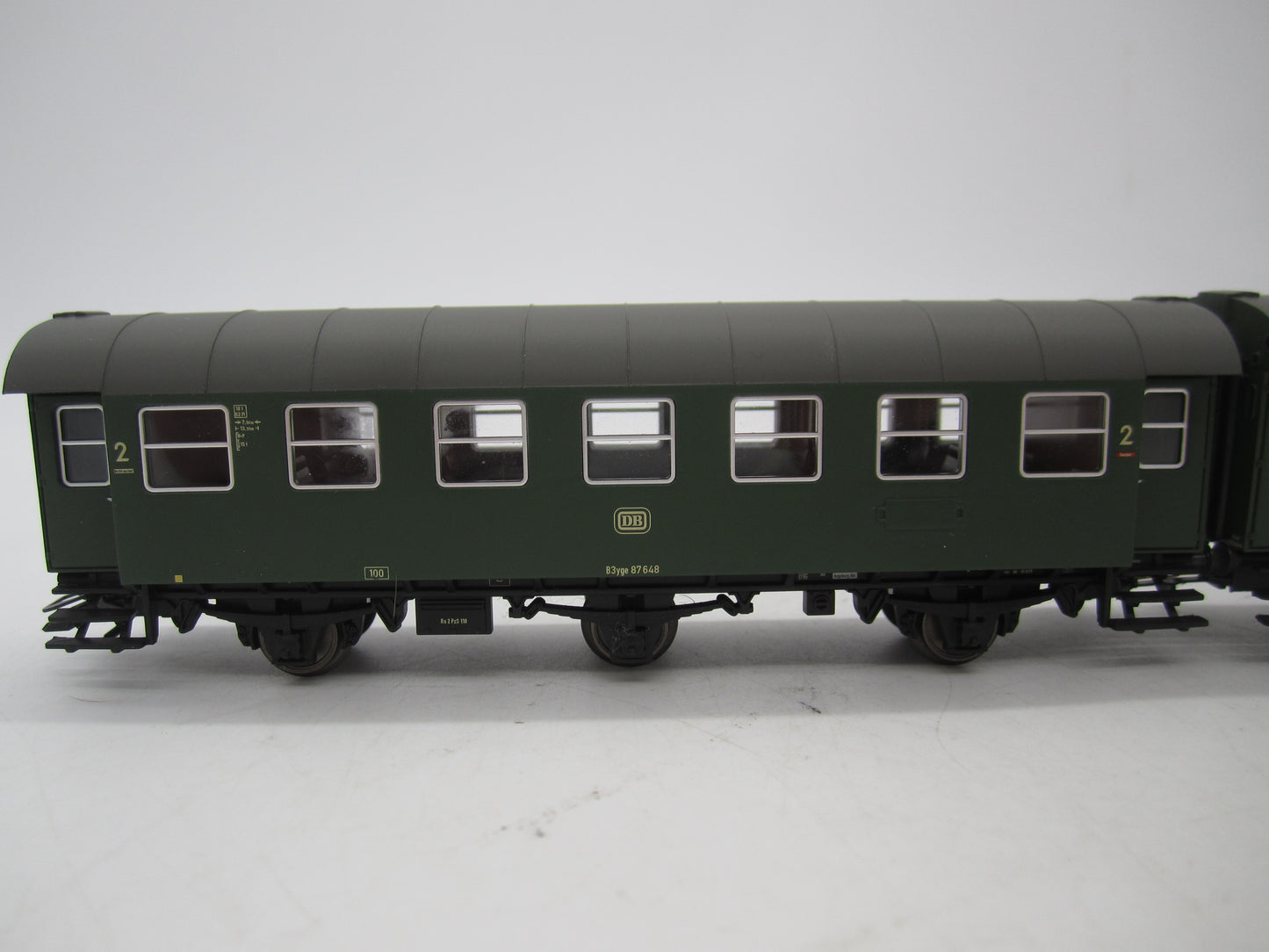 Märklin H0 - 00795-02 - Dubbelsetje Umbauwagen 2e klas/1e klas van de DB