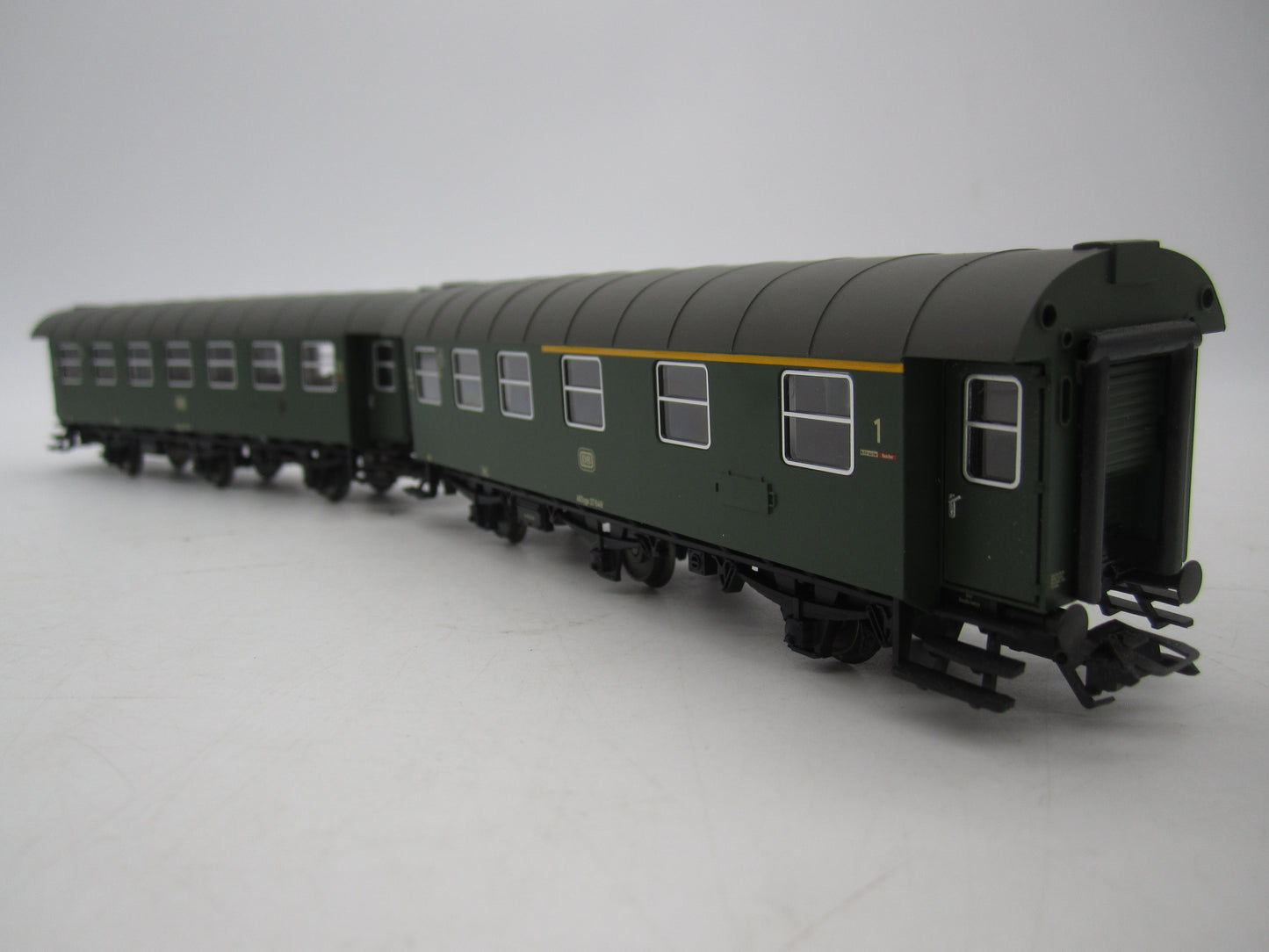 Märklin H0 - 00795-02 - Dubbelsetje Umbauwagen 2e klas/1e klas van de DB