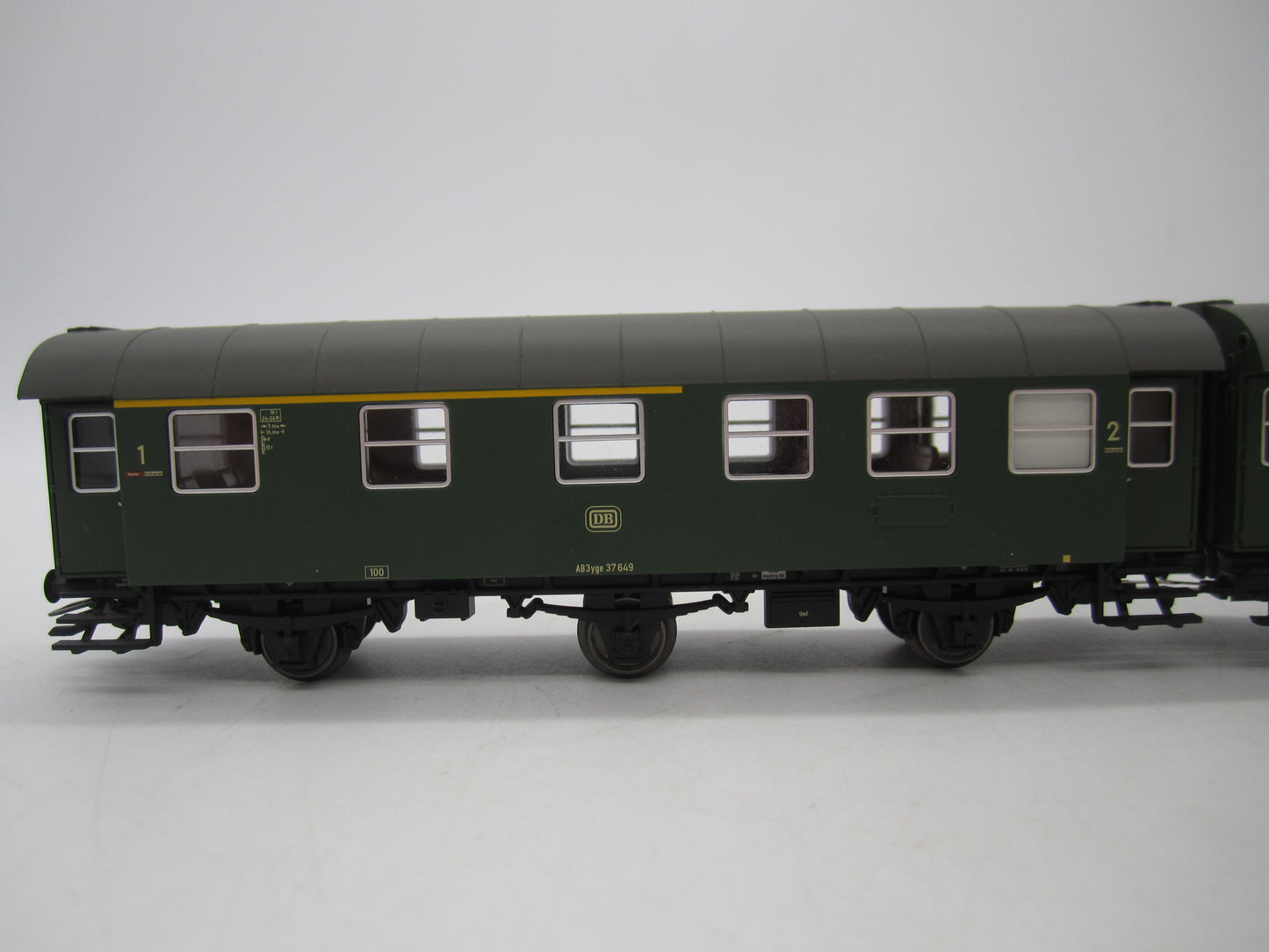 Märklin H0 - 00795-02 - Dubbelsetje Umbauwagen 2e klas/1e klas van de DB