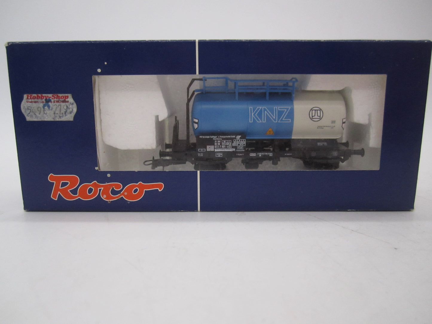Roco H0 - 66765 - 2-assige ketelwagen "KNZ" van de DB