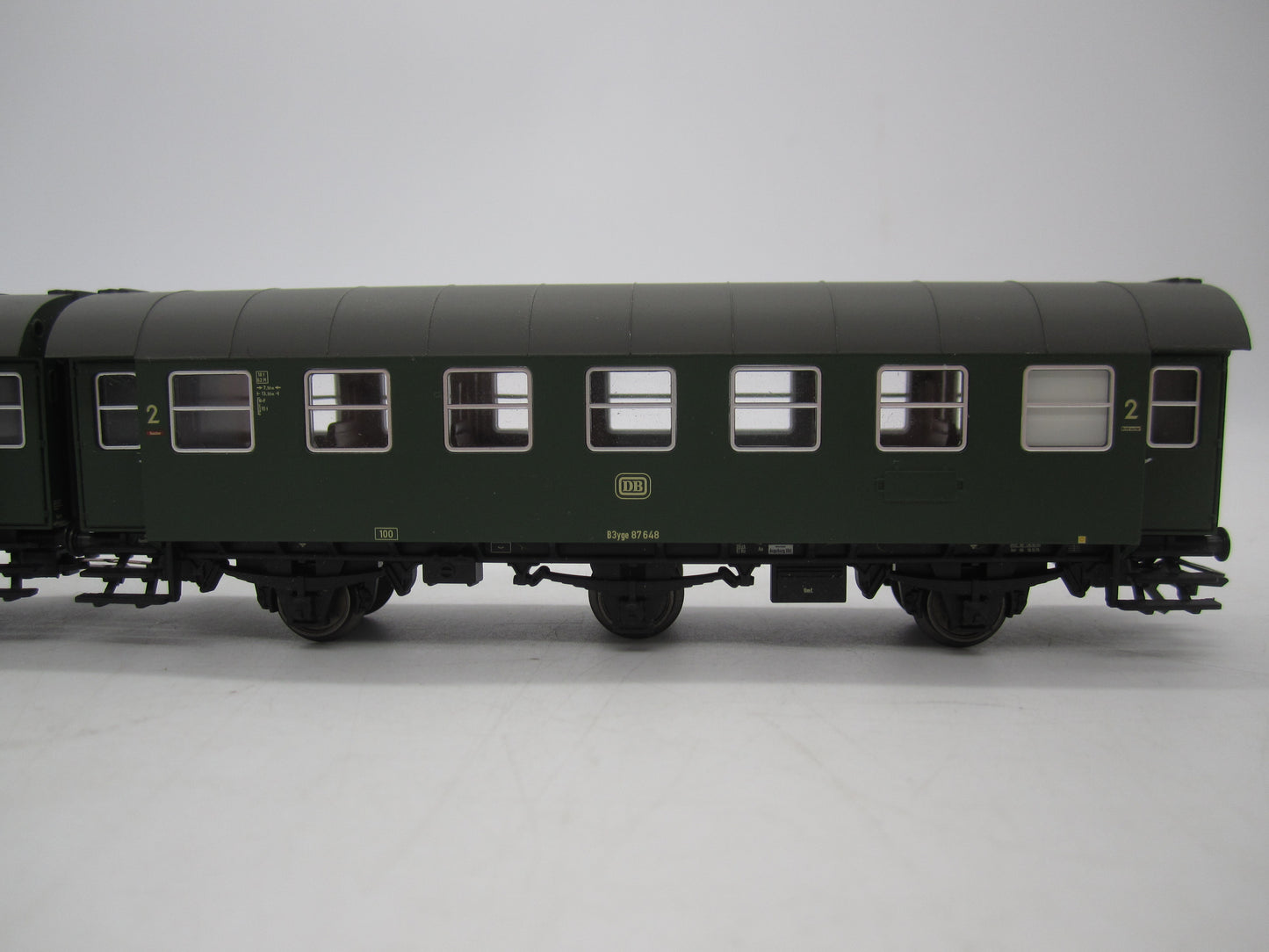 Märklin H0 - 00795-02 - Dubbelsetje Umbauwagen 2e klas/1e klas van de DB