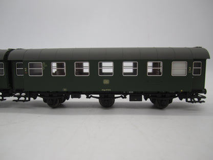 Märklin H0 - 00795-02 - Dubbelsetje Umbauwagen 2e klas/1e klas van de DB
