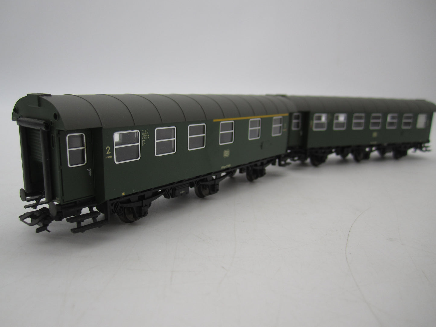 Märklin H0 - 00795-03 - Dubbelsetje Umbauwagen 2e klas/1e klas van de DB