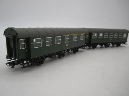 Märklin H0 - 00795-03 - Dubbelsetje Umbauwagen 2e klas/1e klas van de DB