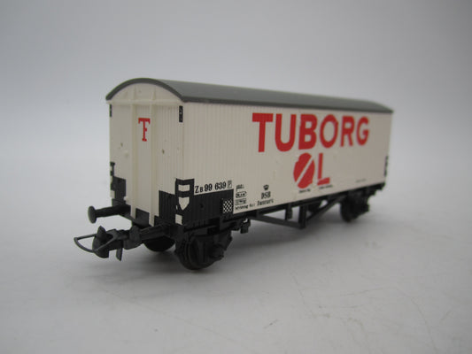 Heljan H0 - 4204 - 2-assige "Tuborg" wagen van de DSB
