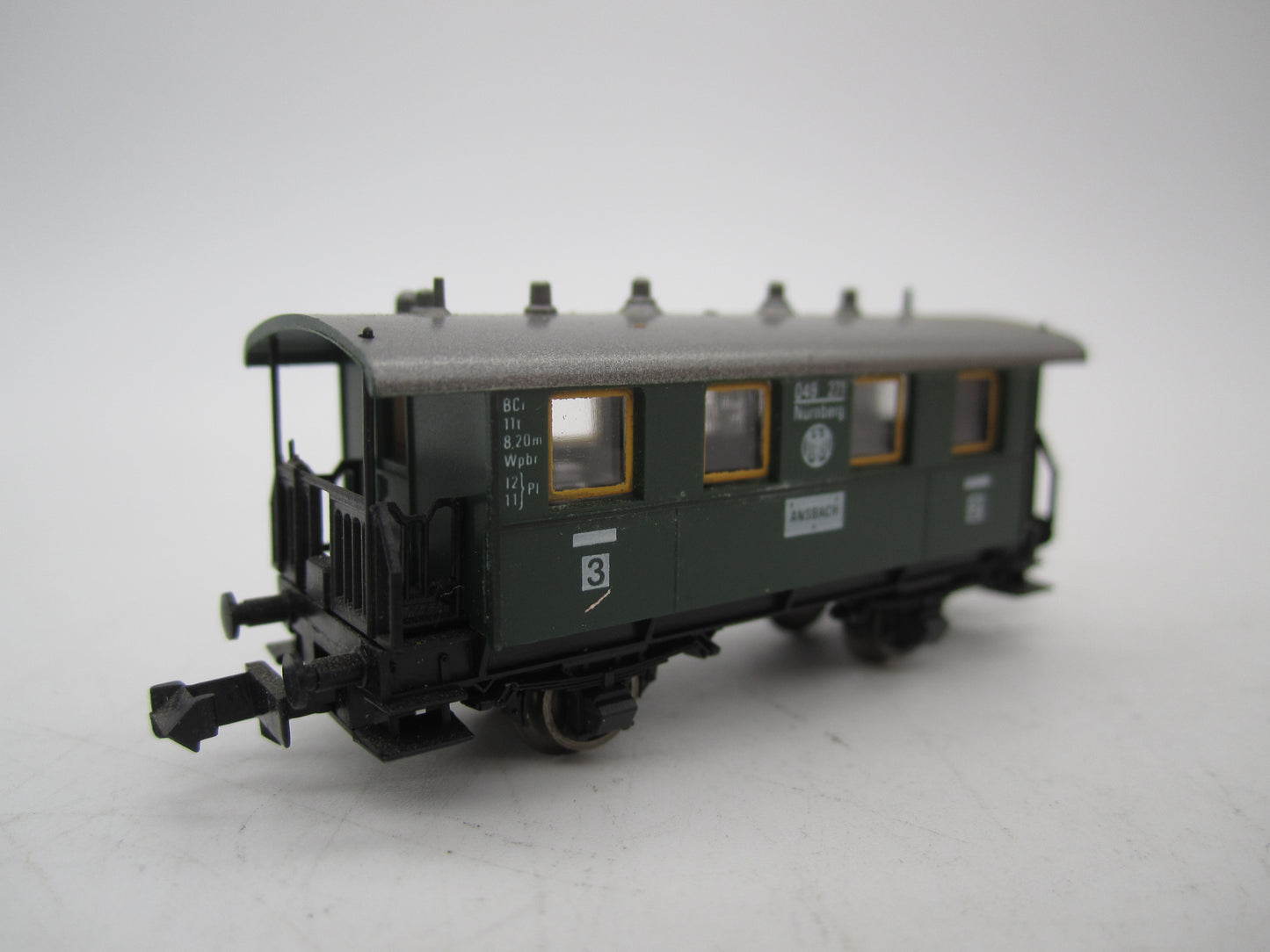 Fleischmann Piccolo N - 8052 - Personenwagen 2e/3e klas van de DRG