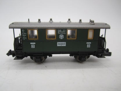 Fleischmann Piccolo N - 8052 - Personenwagen 2e/3e klas van de DRG
