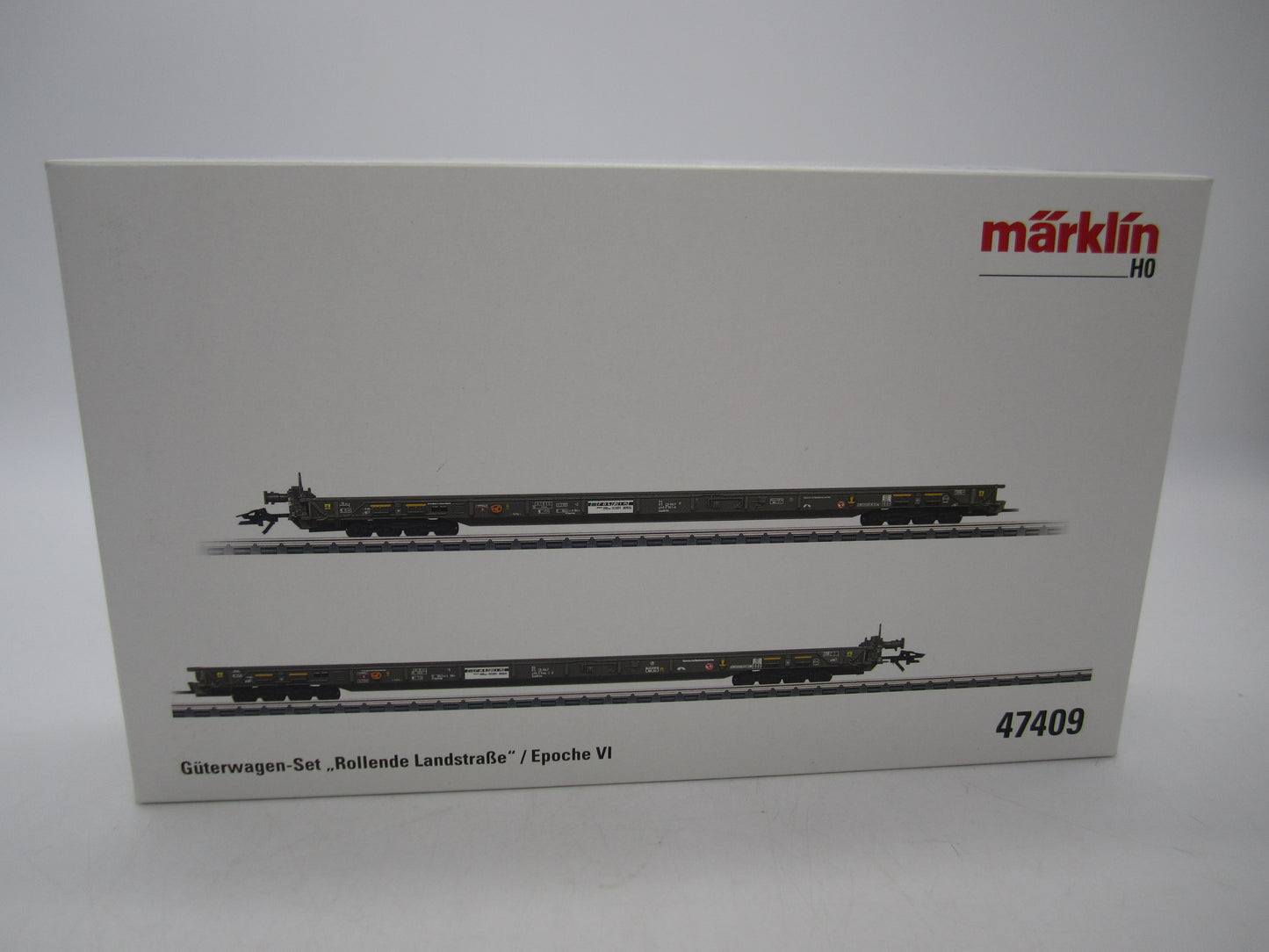 Märklin H0 - 47409 - 2-delige set Lage vloerwagens Ralpin