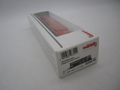 Märklin H0 - 47418 - 5-delige set Lage vloerwagens Saadkms 690 "Rollende Landstrasse" van de DB