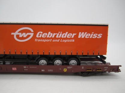 Märklin H0 - 47418 - 5-delige set Lage vloerwagens Saadkms 690 "Rollende Landstrasse" van de DB