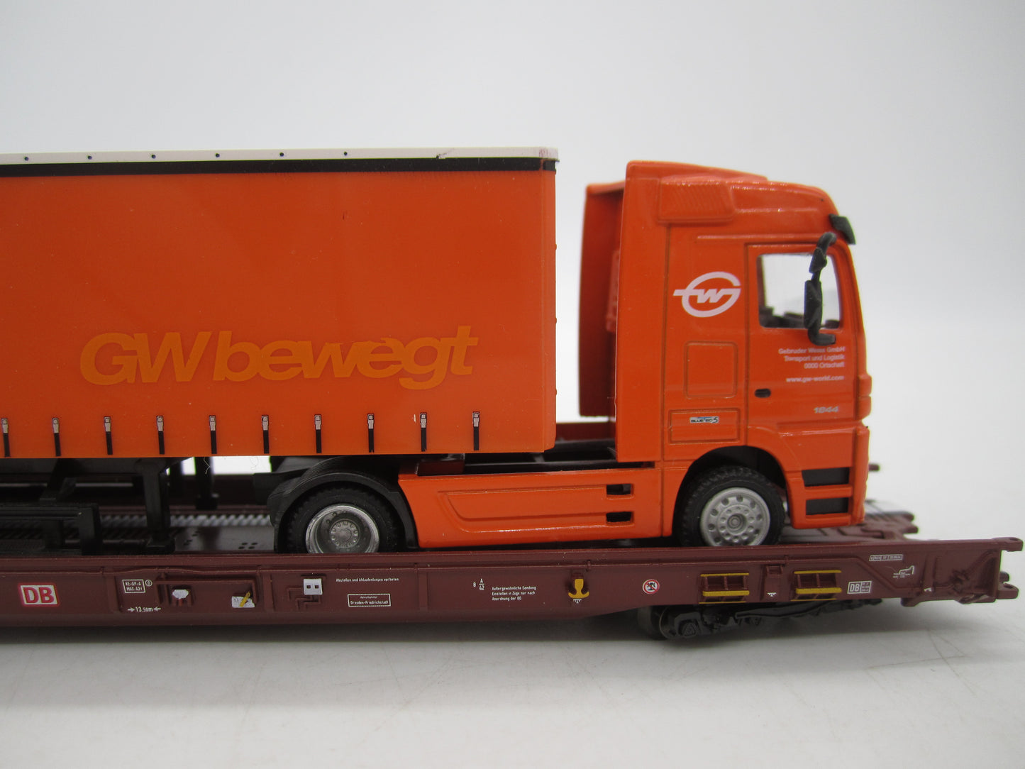 Märklin H0 - 47418 - 5-delige set Lage vloerwagens Saadkms 690 "Rollende Landstrasse" van de DB