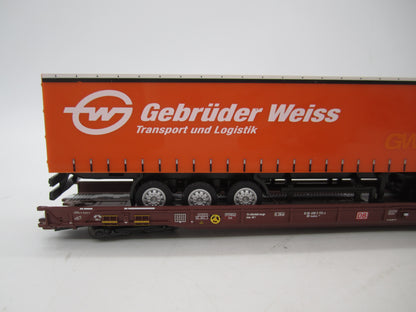 Märklin H0 - 47418 - 5-delige set Lage vloerwagens Saadkms 690 "Rollende Landstrasse" van de DB