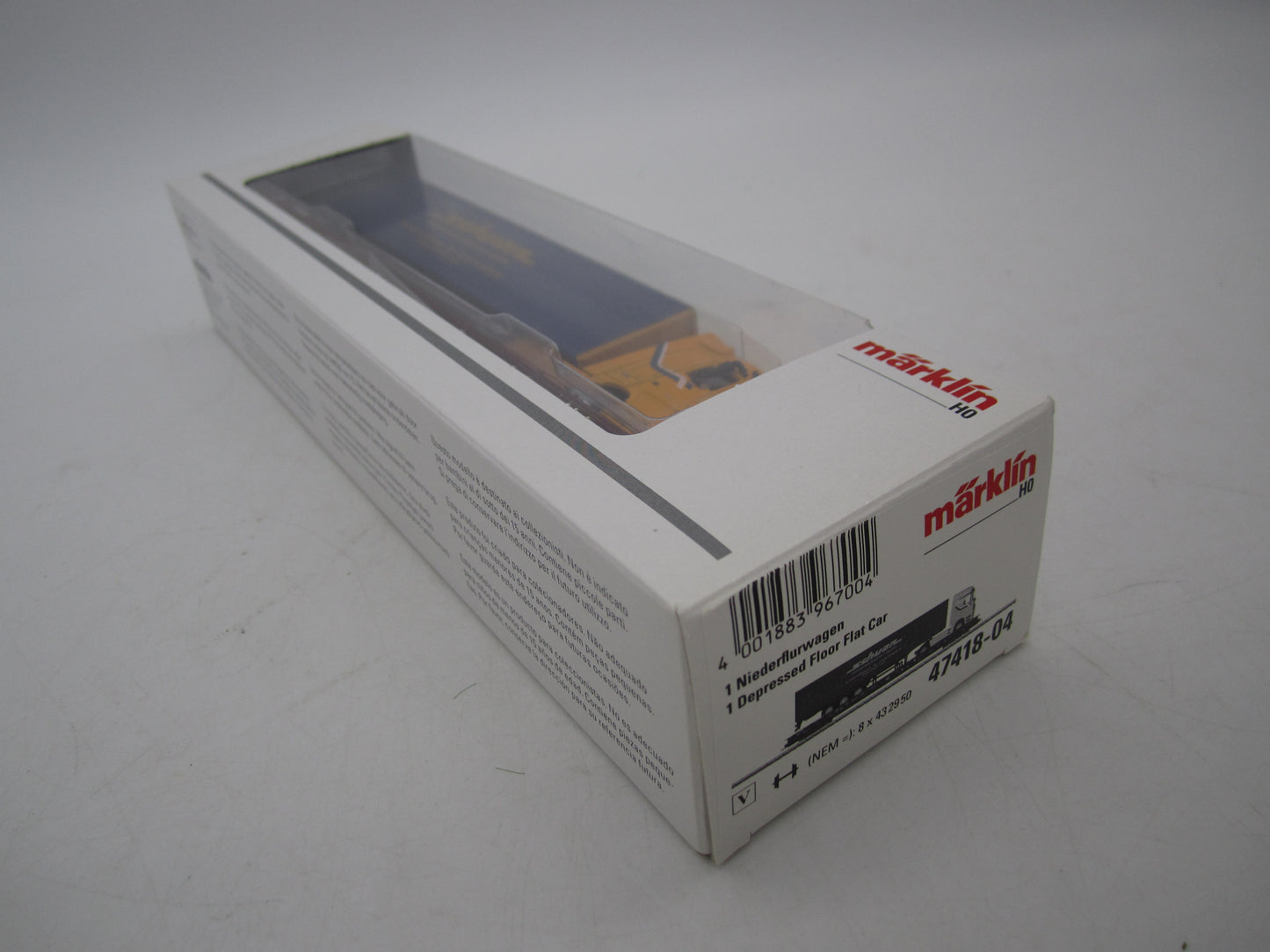 Märklin H0 - 47418 - 5-delige set Lage vloerwagens Saadkms 690 "Rollende Landstrasse" van de DB