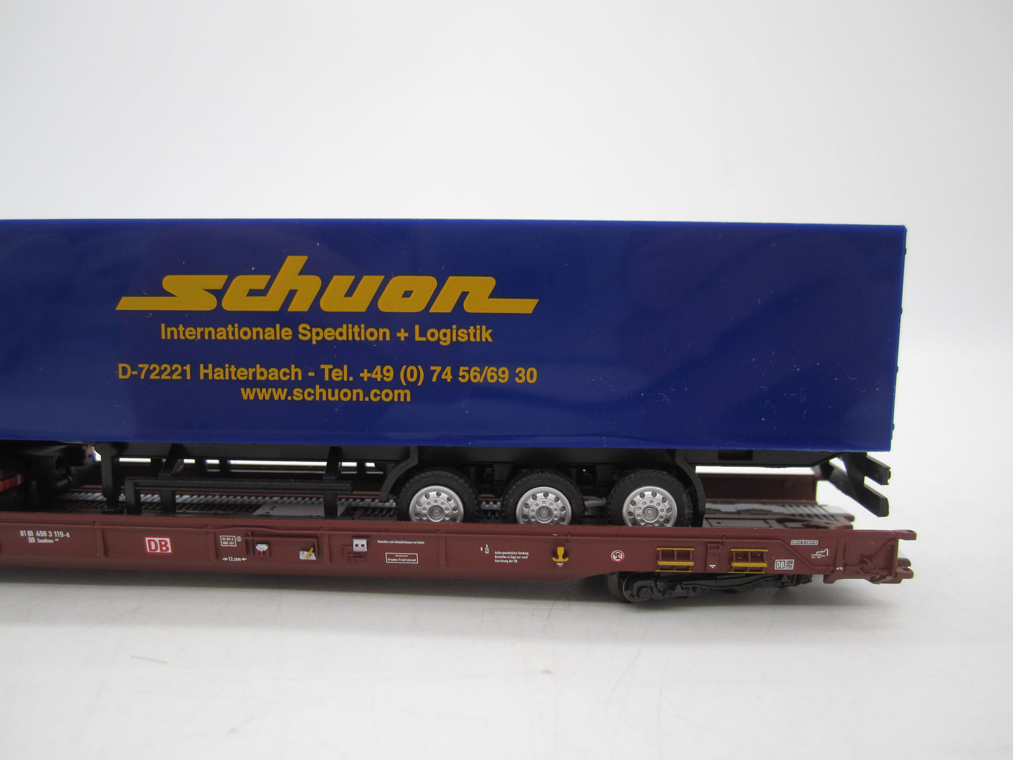 Märklin H0 - 47418 - 5-delige set Lage vloerwagens Saadkms 690 "Rollende Landstrasse" van de DB